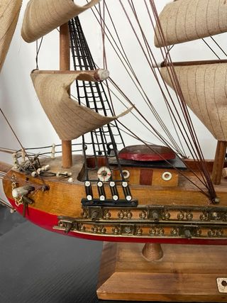 Maqueta Fragata Siglo XVIII Madera