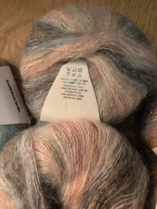 8 ovillos Mohair 180g