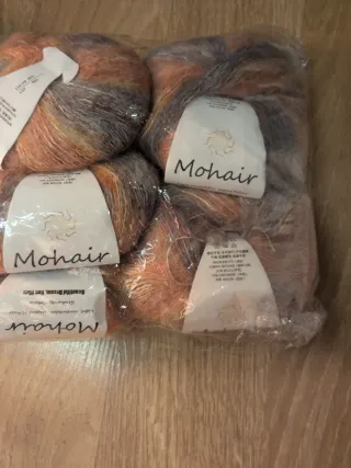 8 ovillos Mohair 180g