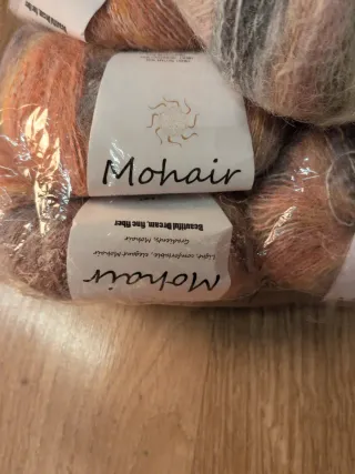 8 ovillos Mohair 180g