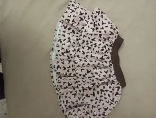 Falda niña estampada de corazón