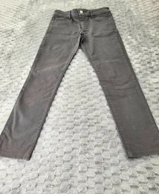 Pantalón Massimo Dutti Gris Slim Fit - Como nuevo