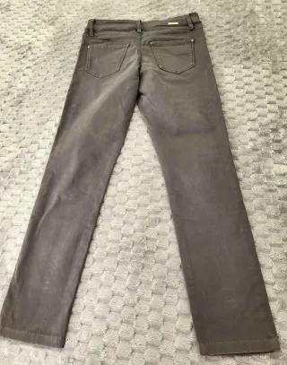 Pantalón Massimo Dutti Gris Slim Fit - Como nuevo