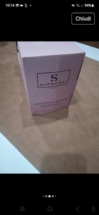 Pantofole donna beige e bianche