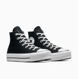Zapatillas Converse plataforma negras