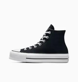 Zapatillas Converse plataforma negras