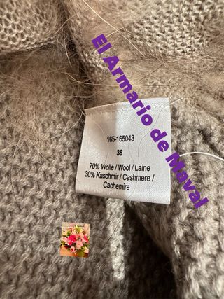 Chaleco lana y zorro Princess talla única