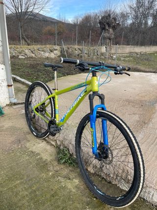 Bicicleta MTB Wolfbike Verde/Azul