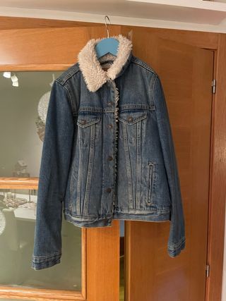 Chaqueta Levi's vaquera con borreguillo T. XS niño
