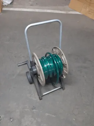 Carrito enrollador manguera riego