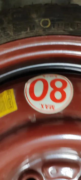 Rueda de repuesto galleta