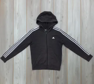 Sudadera Adidas Negra Vintage Con Capucha