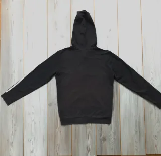 Sudadera Adidas Negra Vintage Con Capucha