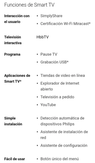 Smart TV Philips 4K 58"