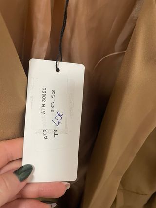 Tailleur donna marrone