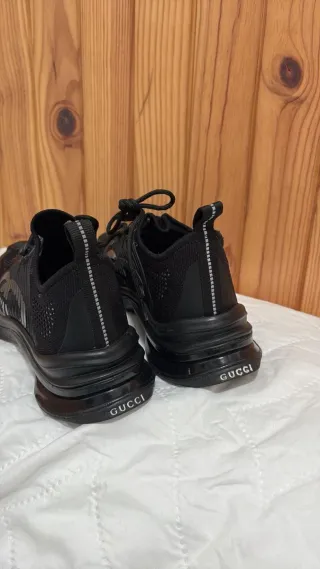 Zapatillas Gucci Run Negras