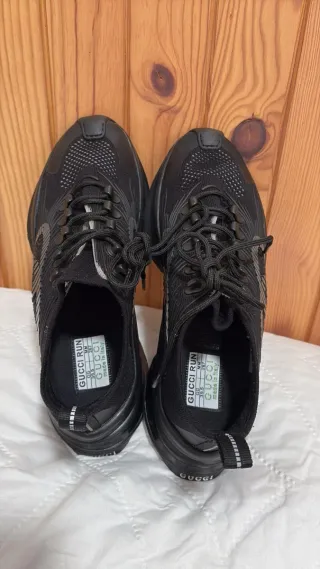 Zapatillas Gucci Run Negras