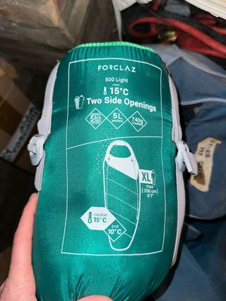Forclaz Saco de dormir 500 Light XL