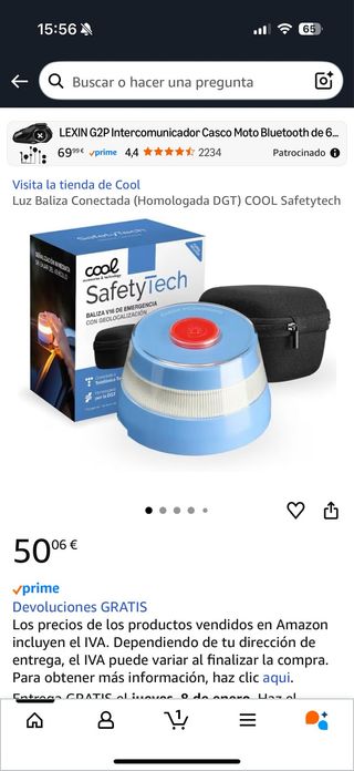 Baliza v16 homologada