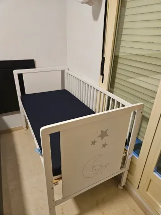 Maxicuna colecho CoolDreams + colchón EcusKids