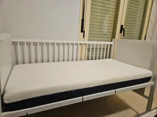 Maxicuna colecho CoolDreams + colchón EcusKids