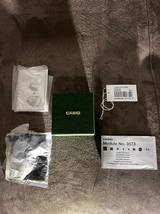 Anillo Reloj Casio Dorado