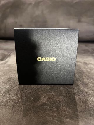 Anillo Reloj Casio Dorado