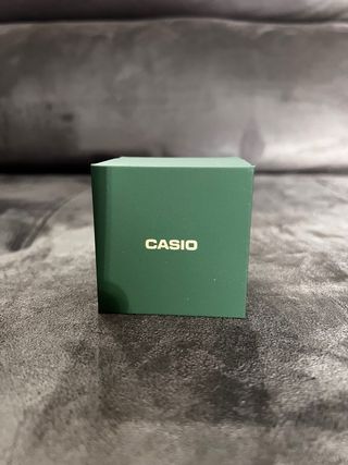 Anillo Reloj Casio Dorado