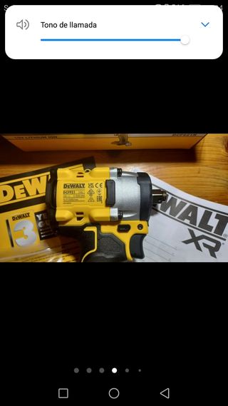 DeWalt DCF921N y 2 baterías de 2ah