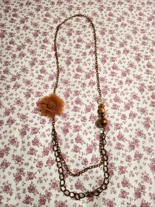 Collar Lariat bohemio vintage.