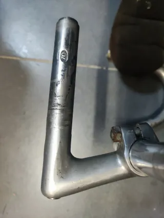 Manillar Bici 25mm 390mm + potencia 70mm