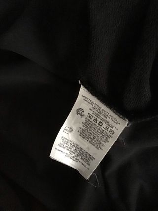 Vestido sudadera Unit negro talla M