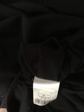 Vestido sudadera Unit negro talla M