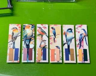 Marcapáginas de pájaros + índices para libros