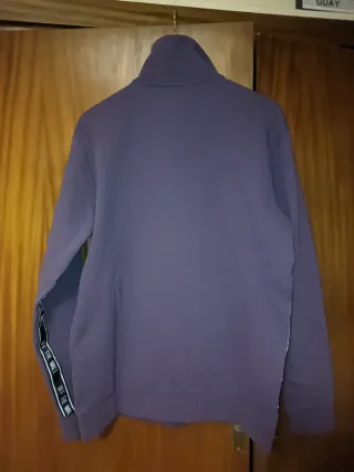 Sudadera Vans cremallera morada