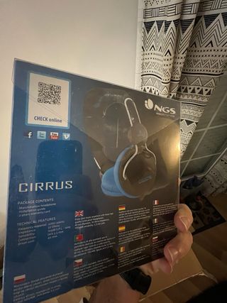 Auriculares NGS Cirrus Stereo Azul