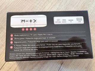 Altavoz Portátil Bluetooth KUKUXUMUSU