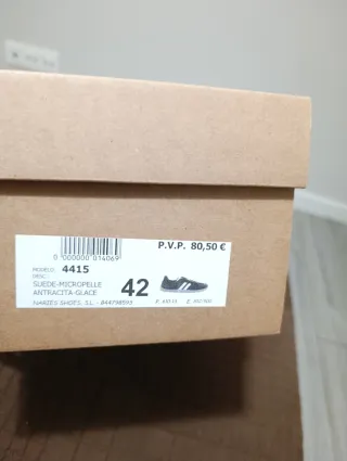 Zapatillas barefoot Coqueflex antracita 42