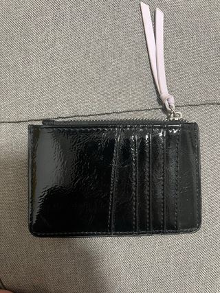 Tarjetero negro Pull&Bear