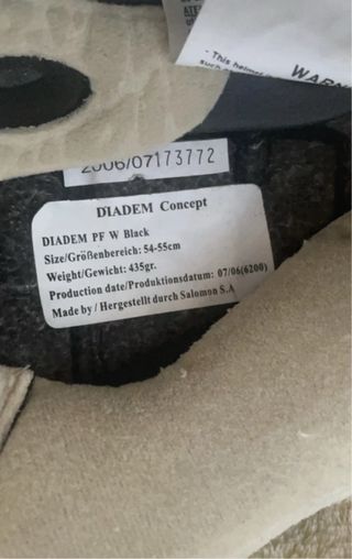 Casco de esquí Salomon negro