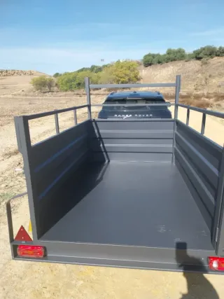 Remolque doble eje 220x140 lateral alto