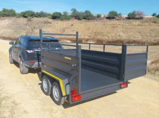 Remolque doble eje 220x140 lateral alto