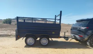 Remolque doble eje 220x140 lateral alto