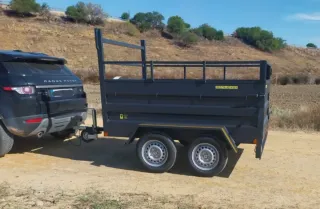 Remolque doble eje 220x140 lateral alto