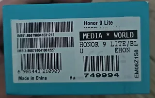 Smartphone Honor 9 Lite blu cromato + cover