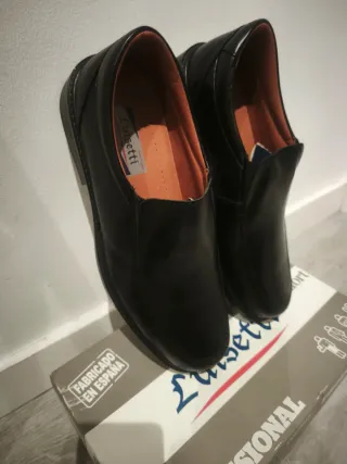 Zapatos Luisetti Negros Hombre Talla 42