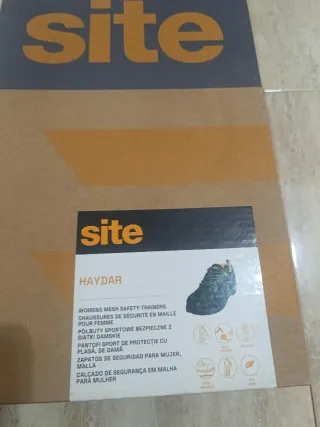 Zapatos de seguridad Site mujer negros/grises