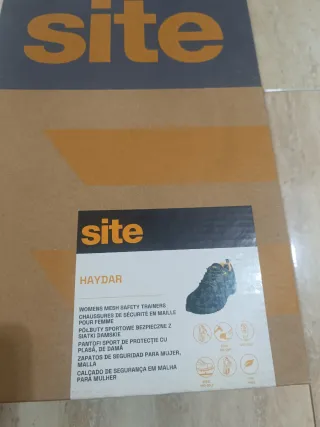 Zapatos de seguridad Site mujer negros/grises