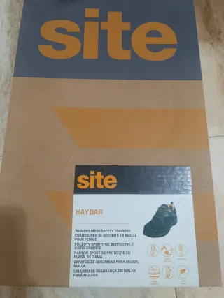 Zapatos de seguridad Site mujer negros/grises