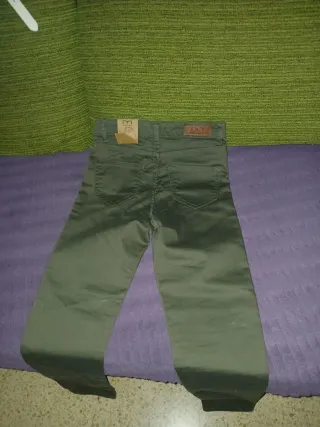 Pantalón verde mujer